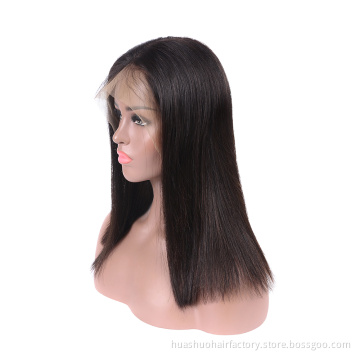 Wholesale sample brazilian human hair short bob lace front wigs,Short 8 10 inch Natural Virgin Hair Human Lace Wigs Bob Wigs